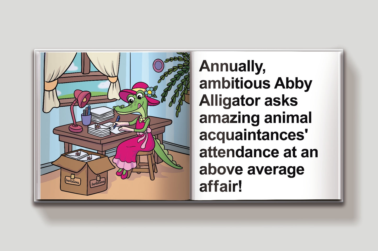 Abby's Alphabet Affair Large Print