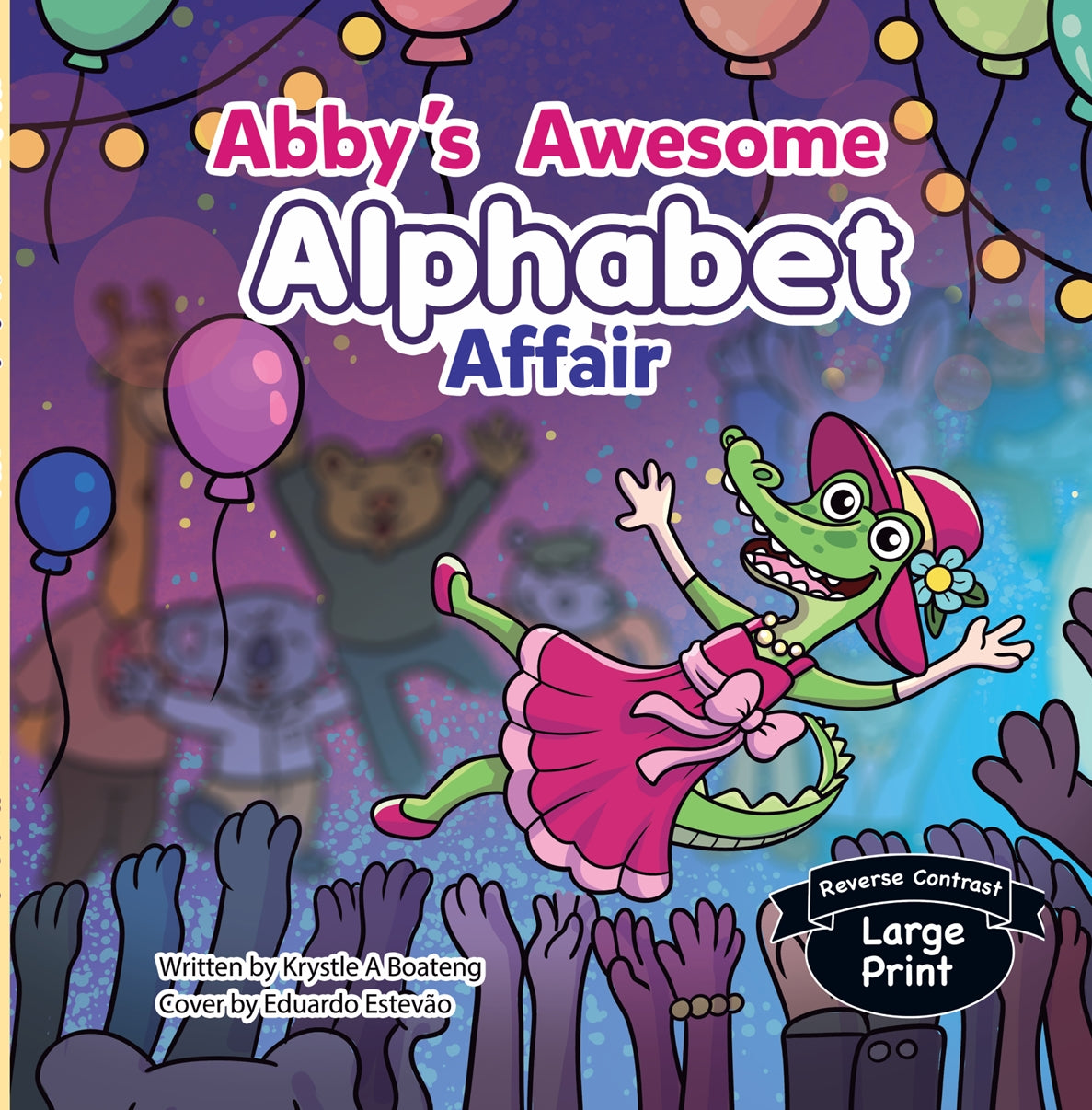 Abby's Alphabet Affair Large Print & Reverse contrast