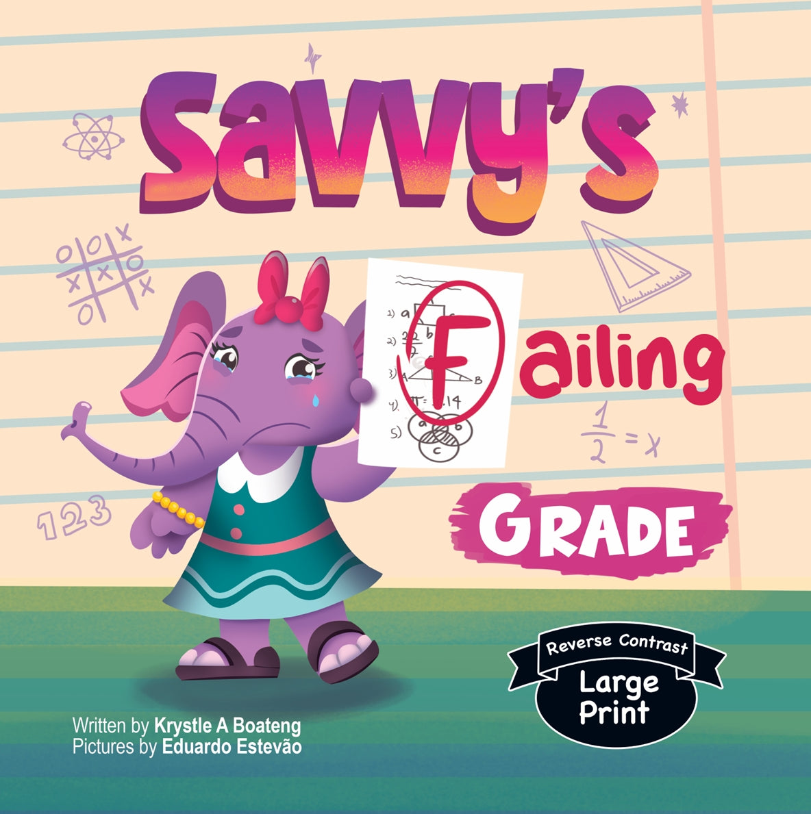Savvy's Failing Grade -Reverse Contrast & Large Print-Soft Cover